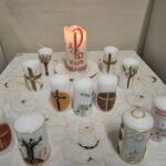 Osterkerzen der Klasse 4a