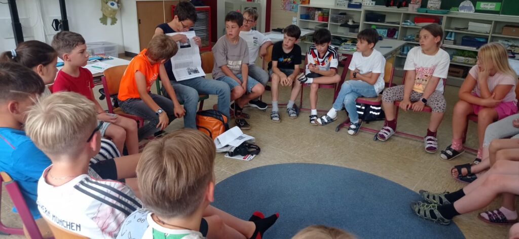 Zeitungsbesuch